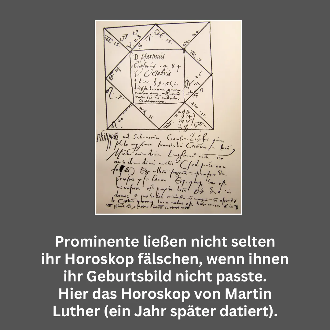 Bild des Horoskops von Martin Luther